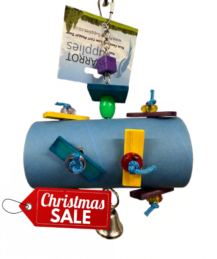 Parrot-Supplies Barrel Of Surprises Foraging Parrot Toy Parrot-Supplies Barrel Of Surprises Foraging Parrot Toy